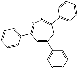 3,5,7-Triphenyl-4H-1,2-diazepine Struktur