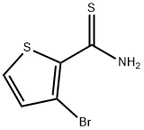 3-溴噻吩-2-碳硫酰胺 结构式