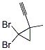 1,1-Dibromo-2-ethynyl-2-methylcyclopropane,2566-04-3,结构式