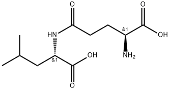 N-L-gamma-Glutamyl-L-leucine Struktur