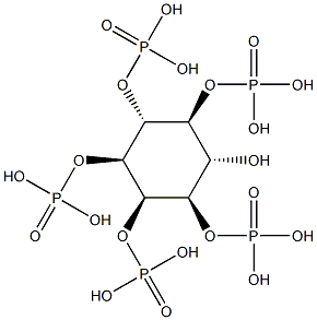 inositol pentaphosphate 化学構造式