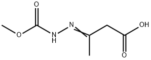 Hydrazinecarboxylic  acid,  (2-carboxy-1-methylethylidene)-,  1-methyl  ester  (9CI) 化学構造式