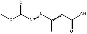Diazenecarboxylic  acid,  (2-carboxy-1-methylethenyl)-,  1-methyl  ester  (9CI) 结构式