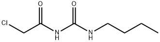 N-[(BUTYLAMINO)CARBONYL]-2-CHLOROACETAMIDE,25679-91-8,结构式