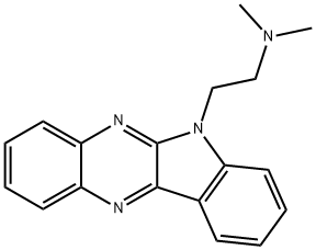 6-(2-dimethylaminoethyl)-6H-indolo(2,3-b)-quinoxaline 结构式