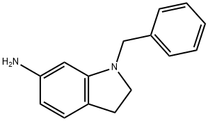1-苄基吲哚啉-6-胺,256924-07-9,结构式