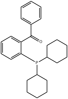 2-(Dicyclohexylphosphino)benzophenone Structure