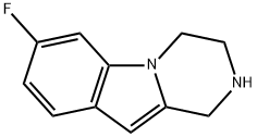 Pyrazino[1,2-a]indole, 7-fluoro-1,2,3,4-tetrahydro- (9CI) Struktur