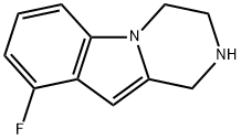 Pyrazino[1,2-a]indole, 9-fluoro-1,2,3,4-tetrahydro- (9CI) Structure
