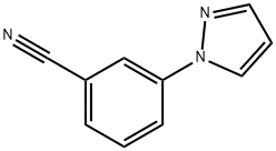 3-(1H-吡唑-1-基)苯甲腈,25699-82-5,结构式