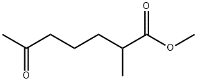 2-METHYL-6-OXO-HEPTANOIC ACID METHYL ESTER 化学構造式