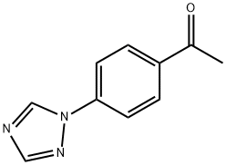 1-[4-(1H-1,2,4-TRIAZOL-1-YL)PHENYL]ETHANONE Struktur
