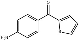 (4-氨基苯基)(噻吩-2-基)甲酮 结构式