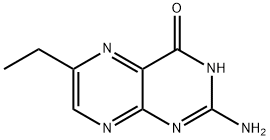 4(1H)-Pteridinone,2-amino-6-ethyl-(9CI) Structure