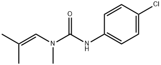 N'-(4-Chlorophenyl)-N-methyl-N-(2-methyl-1-propenyl)urea 结构式