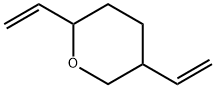 2,5-ジビニルテトラヒドロ-2H-ピラン 化学構造式