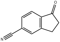 1-OXO-2,3-DIHYDRO-1H-INDENE-5-CARBONITRILE Structure