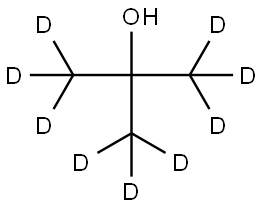 叔丁醇-D9 结构式