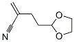1,3-Dioxolane-2-butanenitrile,  -alpha--methylene- Structure