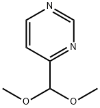 4-(二甲氧甲基)嘧啶,25746-87-6,结构式