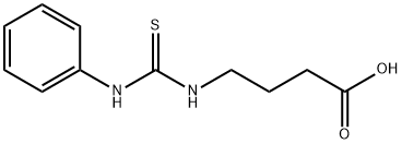 4-[3-フェニルチオウレイド]酪酸 化学構造式