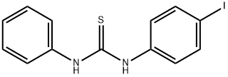 N-Phenyl-N'-(p-iodophenyl)thiourea 结构式