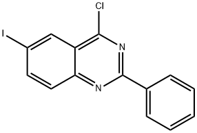 4-CHLORO-6-IODO-2-PHENYLQUINAZOLINE Structure