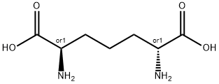 2，6-二氨基庚二酸,2577-62-0,结构式