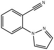 2-(1H-吡唑)苯甲腈, 25775-03-5, 结构式