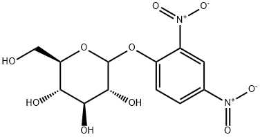 2,4-二硝基苯基 D-吡喃葡萄糖苷, 25775-97-7, 结构式