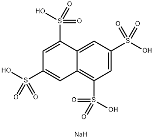 1,3,5,7-ナフタレンテトラスルホン酸テトラナトリウム 化学構造式