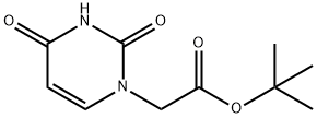 tert-butyl uracil-1-ylacetate Structure