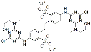 25790-73-2 disodium 4,4'-bis[[4-chloro-6-[(2-hydroxyethyl)methylamino]-1,3,5-triazin-2-yl]amino]stilbene-2,2'-disulphonate