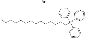 正十四烷基三苯基溴化膦 结构式