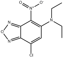 7-CHLORO-N,N-DIETHYL-4-NITRO-2,1,3-BENZOXADIAZOL-5-AMINE Struktur