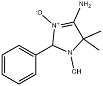 4-AMINO-1-HYDROXY-5,5-DIMETHYL-2-PHENYL-2,5-DIHYDRO-1H-IMIDAZOL-3-IUM-3-OLATE,257932-10-8,结构式