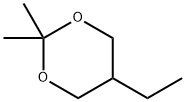 1,3-Dioxane, 5-ethyl-2,2-dimethyl-,25796-26-3,结构式