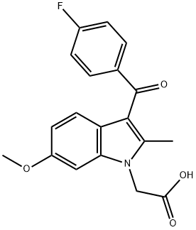 25803-21-8 3-(p-Fluorobenzoyl)-6-methoxy-2-methyl-1H-indole-1-acetic acid