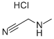 メチルアミノアセトニトリル 酸 化学構造式
