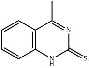 2-巯基-4-甲基喹唑啉 结构式