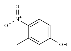 4-ニトロ-m-クレゾール 化学構造式
