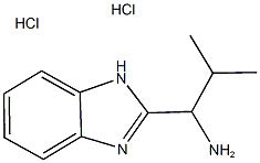 [1-(1H-苯并咪唑-2-基)-2-甲基丙基]胺二盐酸盐, 25810-65-5, 结构式