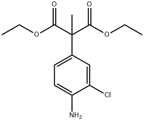diethyl (4-amino-3-chlorophenyl)methylmalonate,25814-36-2,结构式