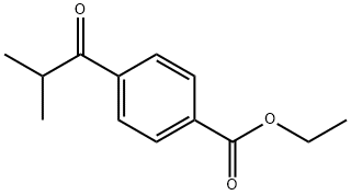 Benzoic acid, 4-(2-methyl-1-oxopropyl)-, ethyl ester (9CI),258272-90-1,结构式