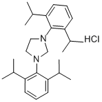 1,3-双(2,6-二异丙基苯基)咪唑翁盐酸盐,258278-25-0,结构式
