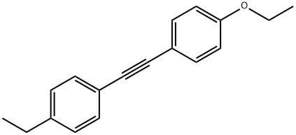 1-ETHOXY-4-(2-(4-ETHYLPHENYL)ETHYNYL)BENZENE Struktur