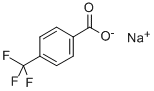 Sodium 4-trifluoromethylbenzoate Struktur