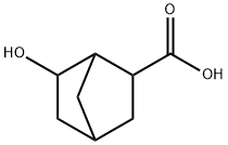 Bicyclo[2.2.1]heptane-2-carboxylic acid, 6-hydroxy- (9CI) Struktur