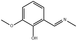 Phenol, 2-methoxy-6-[(E)-(methylimino)methyl]- (9CI) 化学構造式