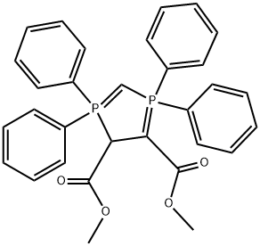 1,1,3,3-Tetraphenyl-4H-1,3-diphosphole-4,5-bis(carboxylic acid methyl) ester Structure